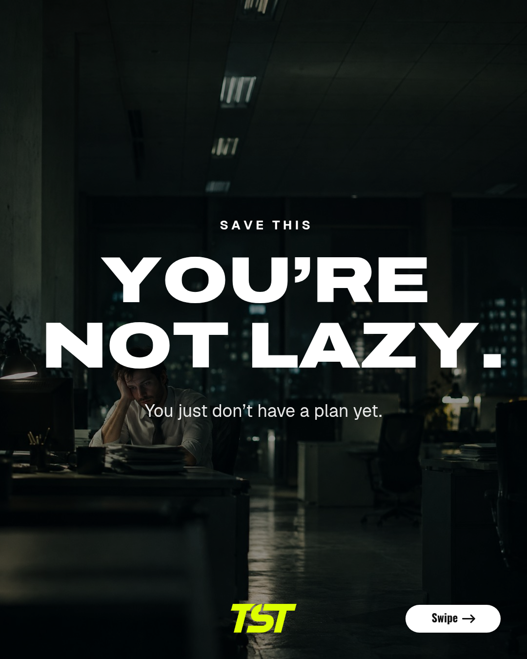 You’re Not Lazy, slide 1